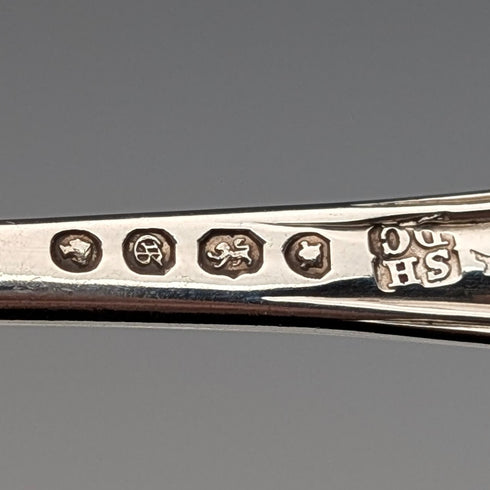 1843 年英國古董純銀芥末湯匙 x3 總計 91 克 Samuel Hayne & Dudley Carter